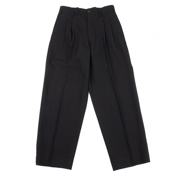 COMME des GARCONS HOMME PLUS Wool Tack Pants (Trousers) Black S | PLAYFUL