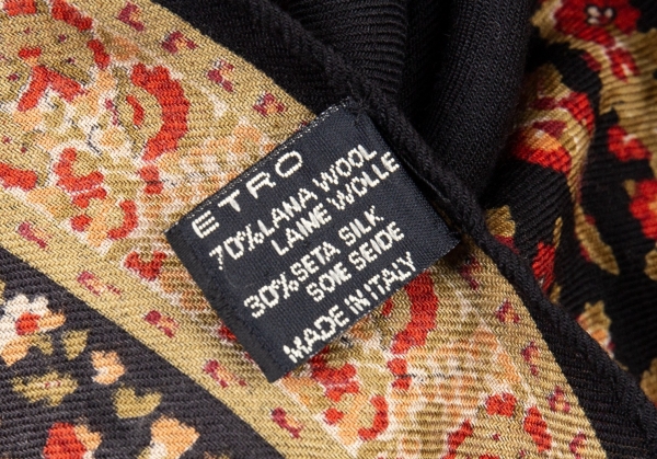 Etro Paisley Wool-Silk Scarf