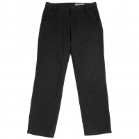  Yohji Yamamoto NOIR Wool Gabardine Tapered Pants (Trousers) Black 1