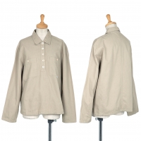  Mademoiselle NON NON Long Sleeve Pullover Shirt Beige S-M