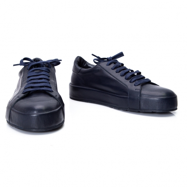 JIL SANDER Leather (Trainers) Navy 35 | PLAYFUL