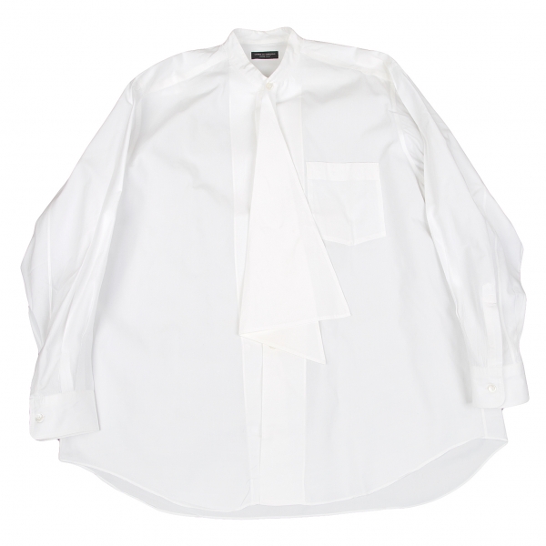 コムデギャルソン オムプリュスCOMME des GARCONS HOMME PLUS スカーフバンドカラーシャツ 白M位