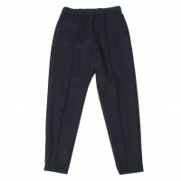  Y's Bi-Color Center Pleats Hem Zip Pants (Trousers) Navy,Black 2