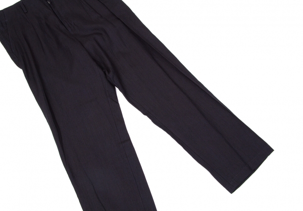 Y's Red Label Back V-cut Tapered Pants (Trousers) Navy S-M