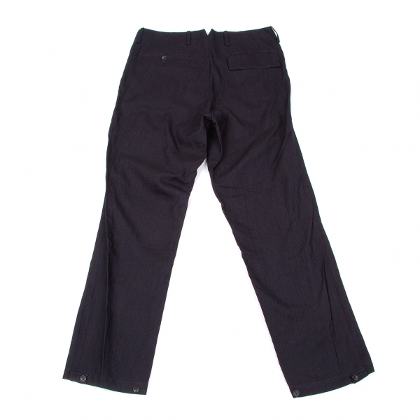 Y's Red Label Back V-cut Tapered Pants (Trousers) Navy S-M