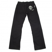  McQ Alexander McQUEEN Hip Scull Embroidery Pants (Trousers) Black 28