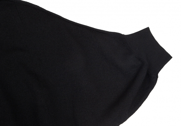 COMME des GARCONS High Neck Dolman Sleeve Knit (Polo Neck Jumper) Black ...