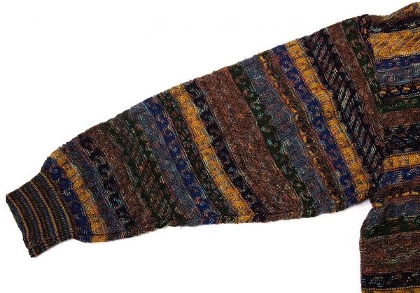 MISSONI SPORT Jacquard Stripe Knit (Jumper) Multi-Color M | PLAYFUL