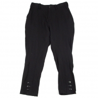  Y's Wool Switched Design Pants (Trousers) Black 2