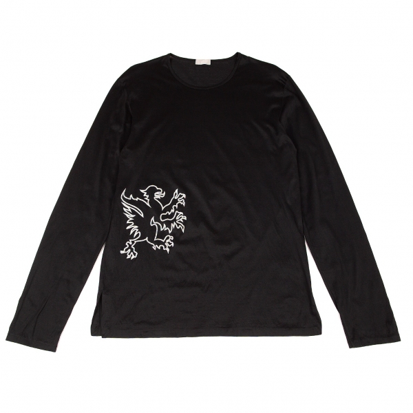 ディオール・オム スカルロゴプリントTシャツ XSTシャツ/カットソー(半袖/袖なし)