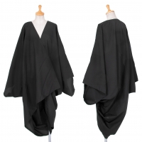  ISSEY MIYAKE 132 5. Kimono Sleeve Gown Coat Black 3