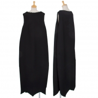  ISSEY MIYAKE Zigzag Pleats Sleeveless Dress Black 2