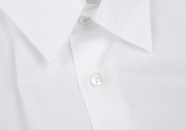 COMME des GARCONS SHIRT Back Zip Short Sleeve Shirt White L | PLAYFUL