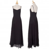  ANTEPRIMA Silk Winkled Cami Dress Black 40