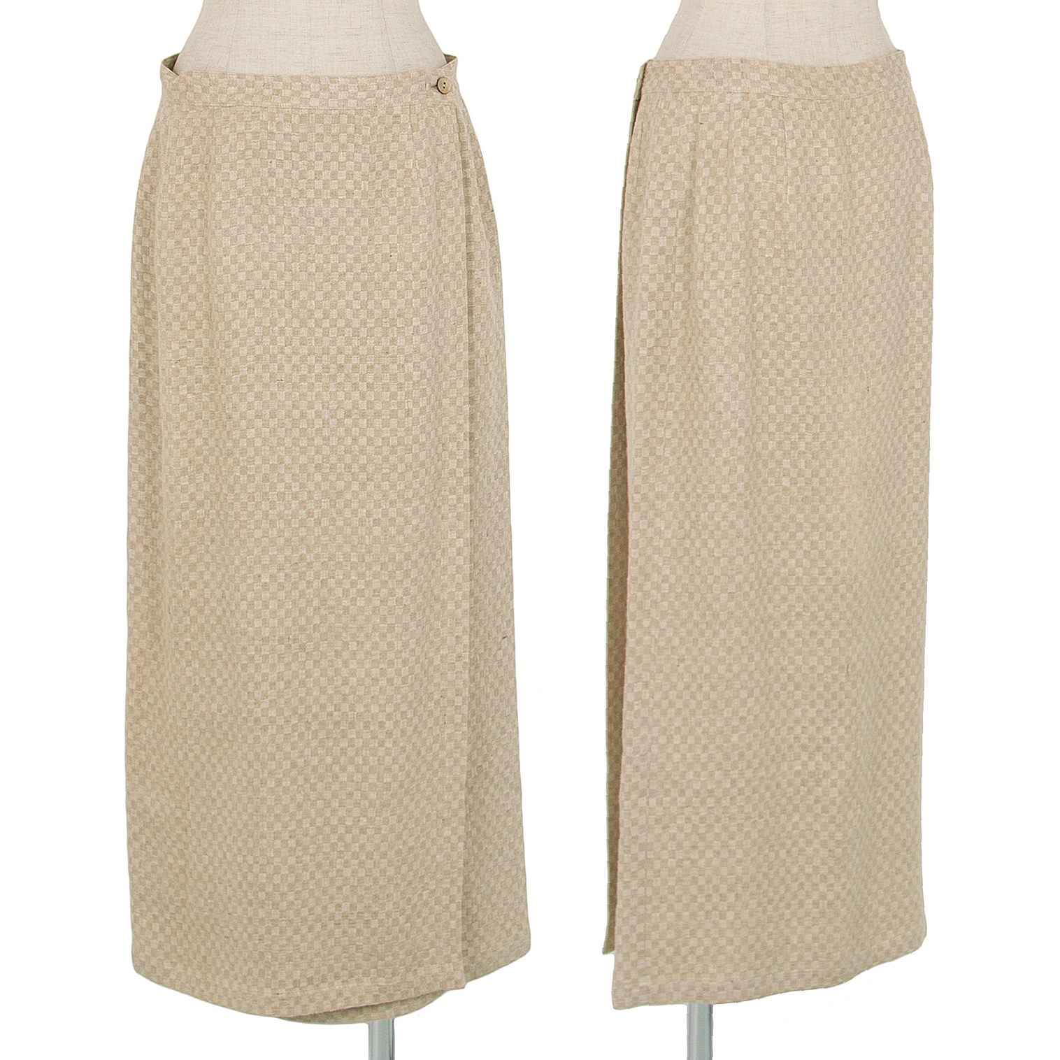 激安定番から人気の限定 JURGEN LEHL M 麻ロングスカート ひざ丈スカート