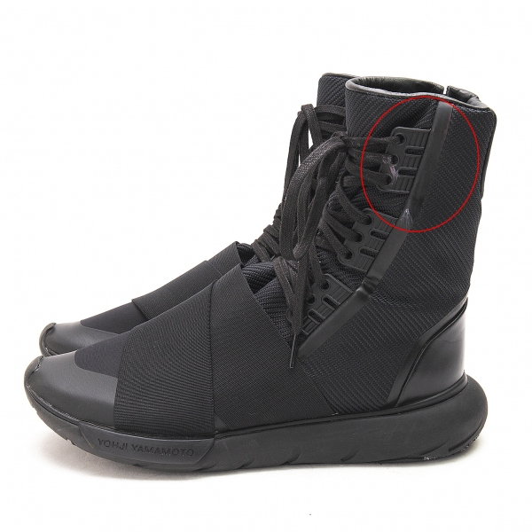 Y-3 QASA BOOT Boots Sneakers (Trainers) Black US 10 | PLAYFUL
