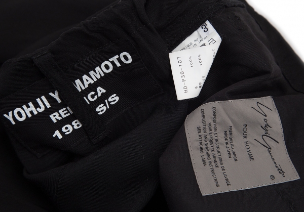 Yohji Yamamoto POUR HOMME 1988S/S REPLICA Jacket & Pants Black 3 
