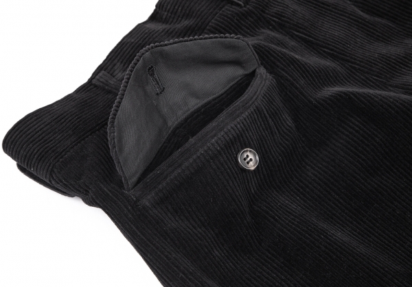 COMME des GARCONS HOMME Corduroy Pants (Trousers) Black M | PLAYFUL