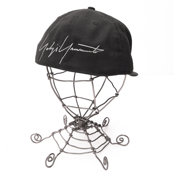 Yohji Yamamoto POUR HOMME NEWERA FIFTY Logo Cap Black About 7 1