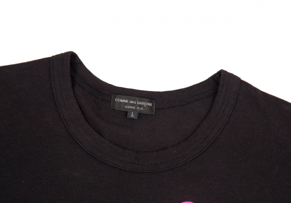 COMME des GARCONS HOMME PLUS Pink Panther Printed T Shirt Black L 