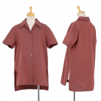  gigli Dobby Short Sleeve Shirt Red 38(M)