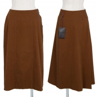  gigli Back Slit  Skirt Brown 38(M)