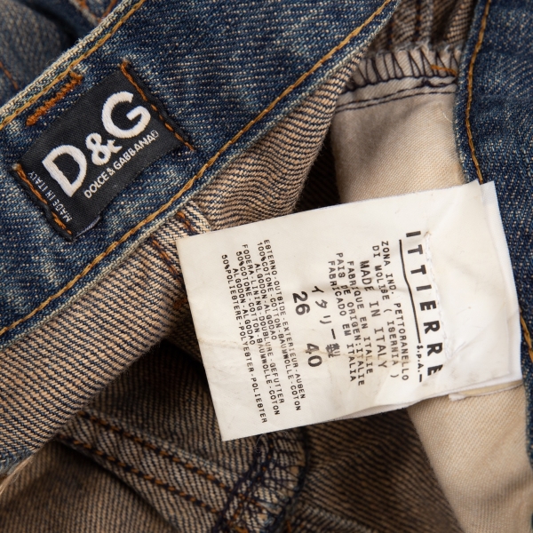D&G Crash Design Jeans Indigo 26 PLAYFUL