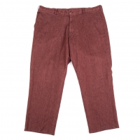  Papas Cotton Stretched Pants (Trousers) Bordeaux 58(3X)