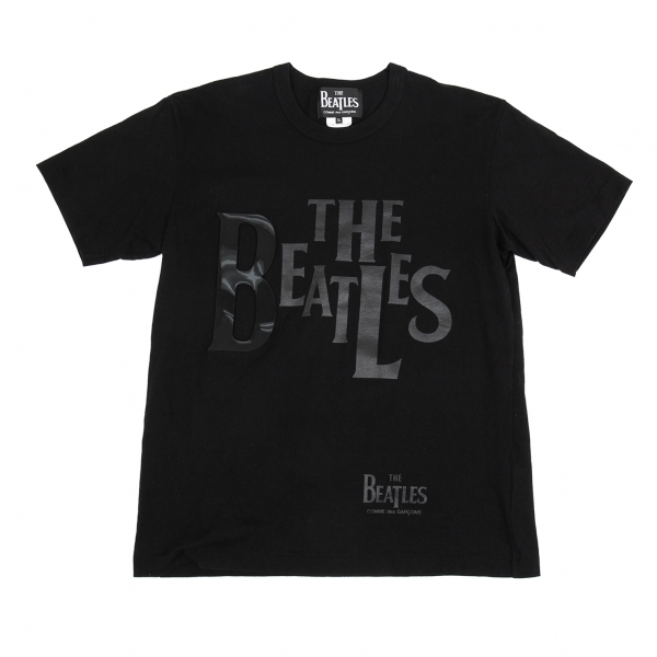 ザ ビートルズ コムデギャルソンTHE BEATLES COMME des GARCONS ラバープリントTシャツ 黒XL