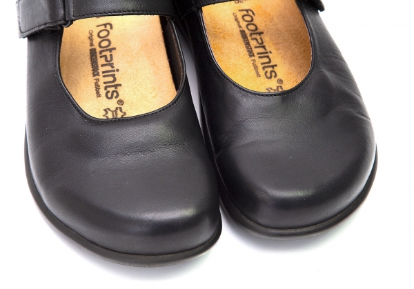 Footprints by BIRKENSTOCK REUTLINGEN Leather Shoes Black About US
