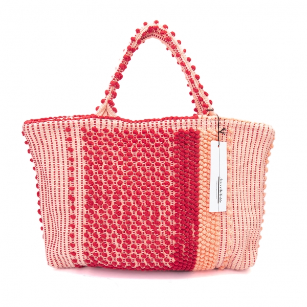 ANTONELLO tedde Hand Made Tote Bag Red,Pink | PLAYFUL