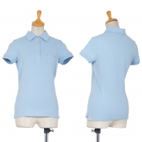  PRADA SPORT Stretched Cotton Polo Shirt Sky blue XS