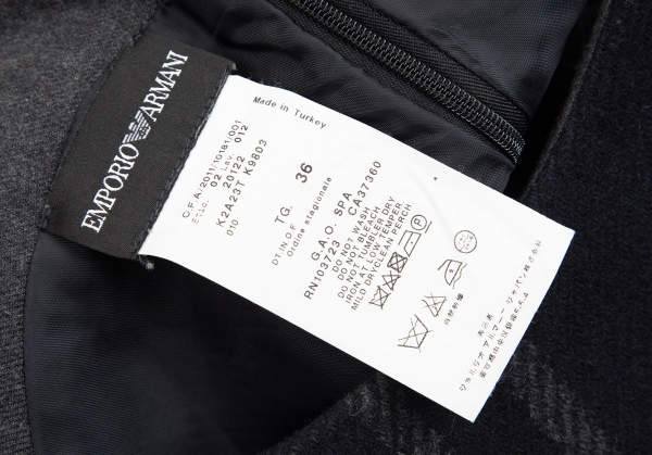 Huh Transparant brandstof EMPORIO ARMANI Checked Tweed Sleeveless Dress Navy,Black,Grey 36 | PLAYFUL