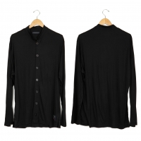  REGULATION Yohji yamamoto Stand-collar Stretched Shirt Black 3
