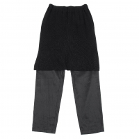  RISMAT by Y's Knit Skirt Layered Pants (Trousers) Black 1