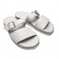  SPINGLE MOVE Leather Sandal Ivory US About 7.5