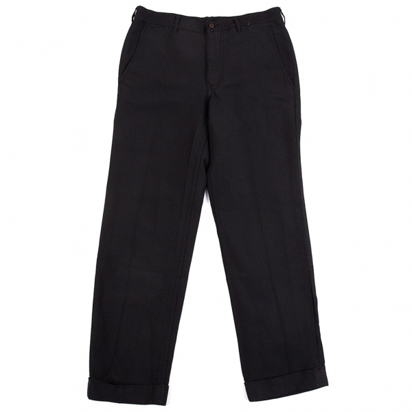 Confuse Heading Sage COMME des GARCONS HOMME PLUS Polyester Pants (Trousers) Black XS | PLAYFUL