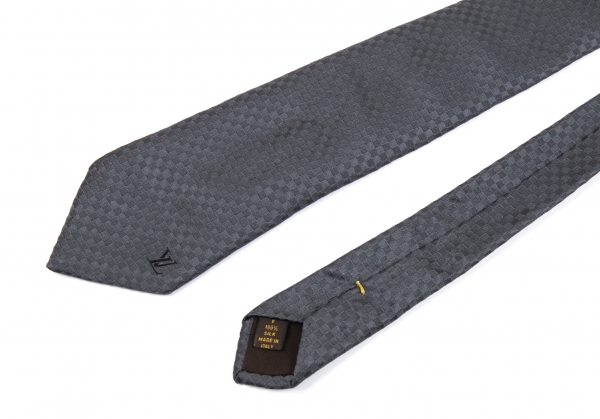 Silk tie Louis Vuitton Grey in Silk - 28013133