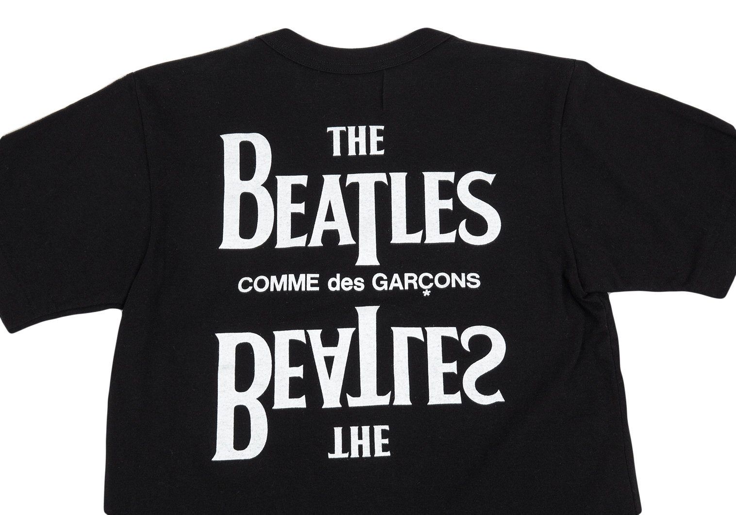 メンズ COMME des GARCONS - コムデギャルソン ビートルズ ロゴプリント Tシャツ ブラックの通販 by ベクトル ラクマ店
