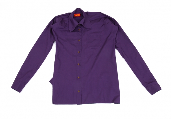 Vivienne Westwood Red Label Deformation Long Sleeve Shirt Purple 2 