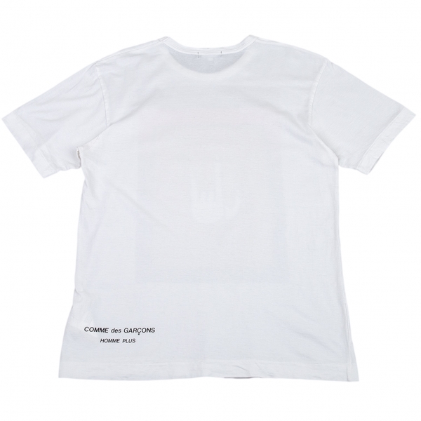 COMME des GARCONS HOMME PLUS Graphic Print T Shirt White S | PLAYFUL