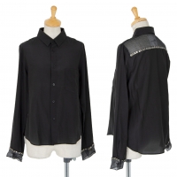  noir kei ninomiya COMME des GARCONS Long Sleeve Shirt Black XS