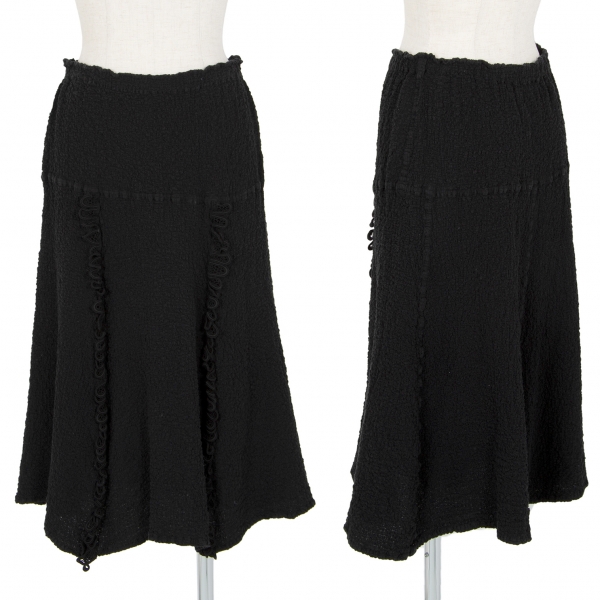 ISSEY MIYAKE me Lace Design Cauliflower Skirt Black S-M | PLAYFUL