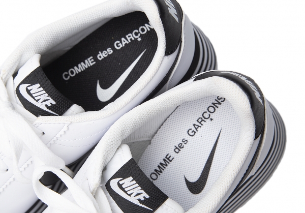 COMME NIKE CORTEZ CDG Sneakers White,Black US 7 | PLAYFUL