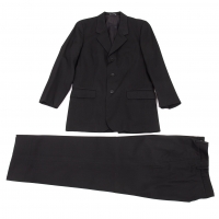  agnes b. Wool Gabardine Jacket & Pants Black 48/36