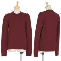  tricot COMME des GARCONS Stretch Long T Shirt Bordeaux S-M