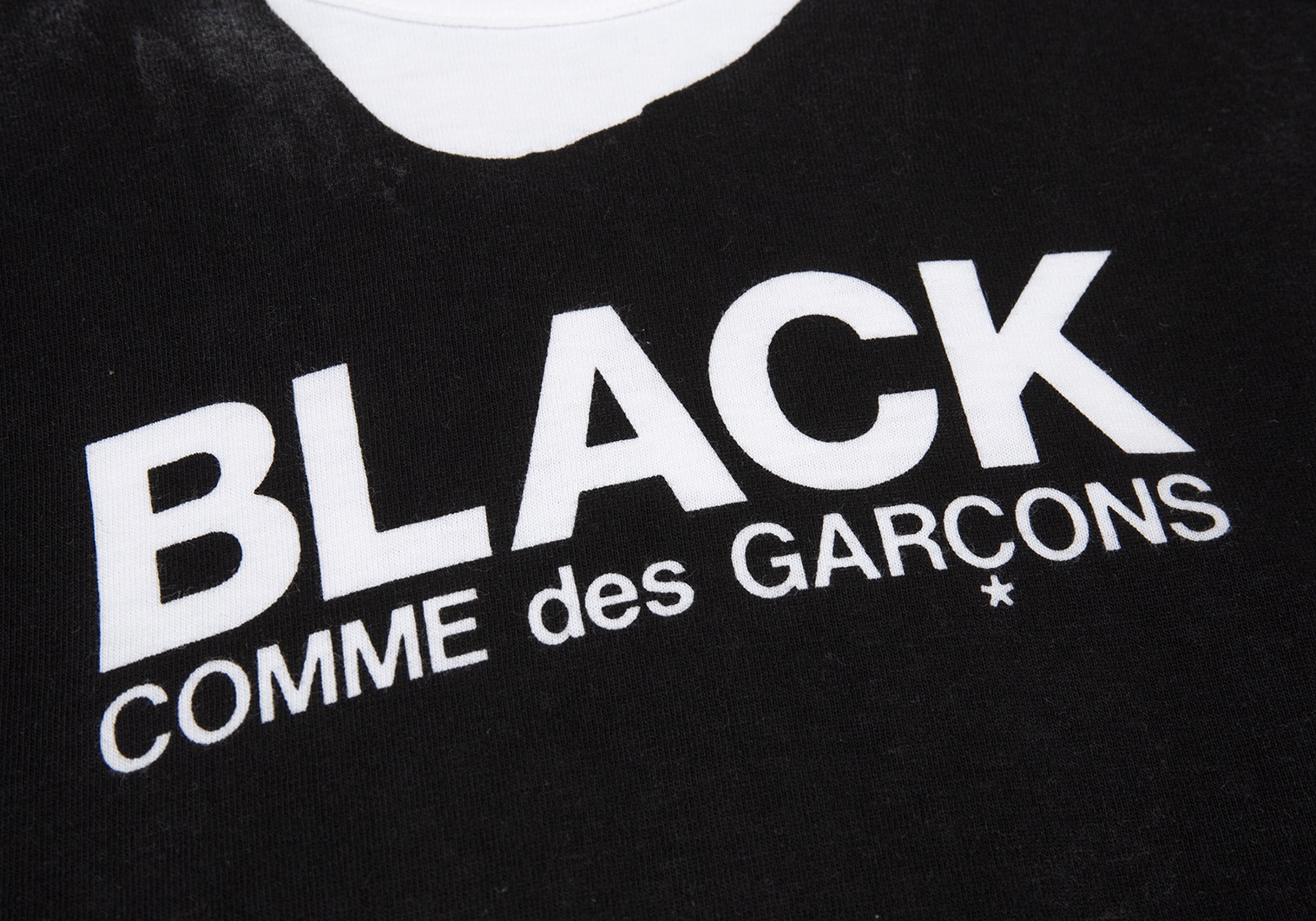 ブラックコムデギャルソンBLACK COMME des GARCONS トロンプルイユロゴ ...