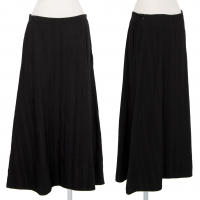  LIMI feu Stripe A-line Skirt Black S