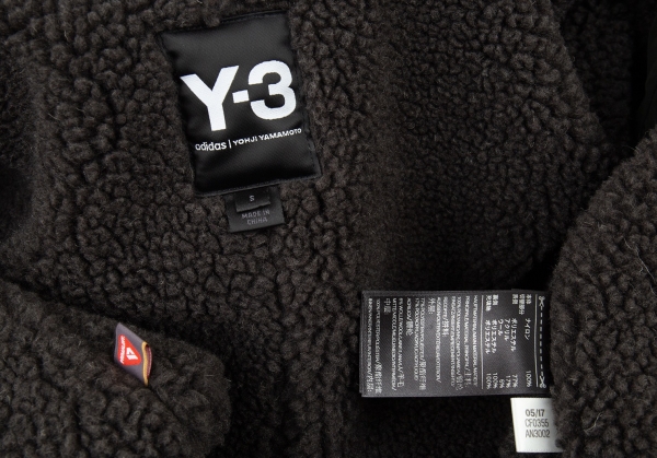 Y-3 Lining Boa Hooded Padding Coat Forest green S | PLAYFUL