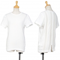  tricot COMME des GARCONS Back Lace T Shirt White S